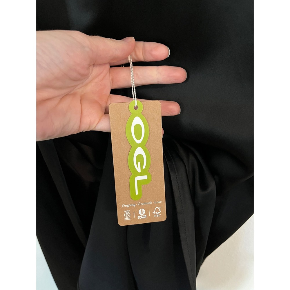 OGL Non-Slip Strapless Midi Satin Skirt Brami Dress - Picture 7 of 11